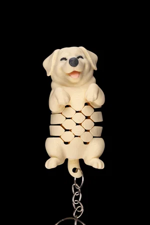 Diseño conceptual de una figura de mascota personalizada en 3D, no foto del producto final